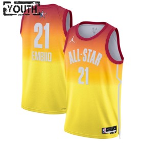 Maillot Basket Enfant All-Star 2023 Team 2 Joel Embiid 21 Nike Orange Swingman